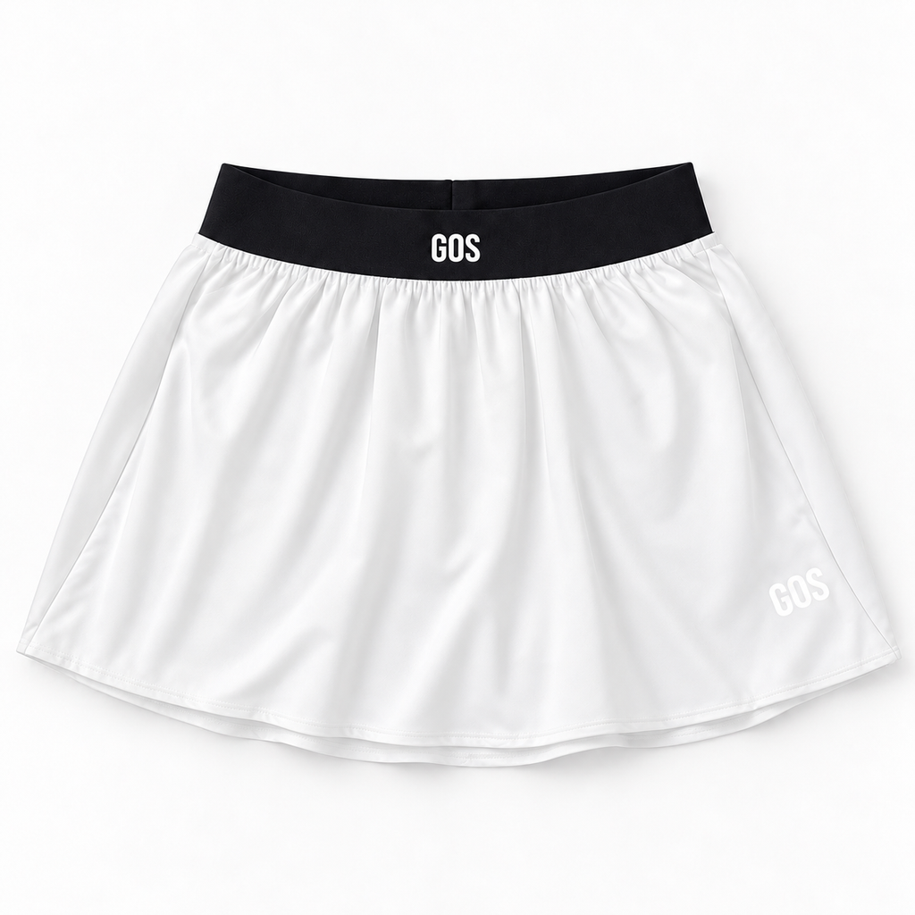 [TĂNG 1 SIZE] Chân váy thể thao GOS Court Skirt dáng Chữ A có quần bảo hộ Girlsofsports S26 | Tennis Pickleball Cầu Lông Golf