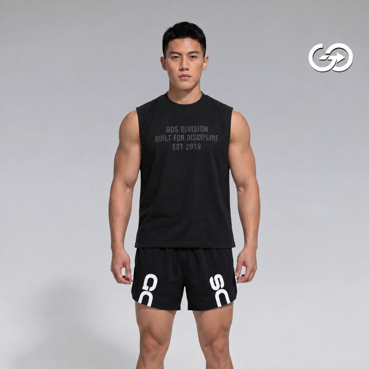 Áo Thể Thao Ba Lỗ Nam GOS UNIT S24 - Áo Tank Top Tập Gym Form Rộng, Thoáng Mát, Năng Động, Tôn Dáng