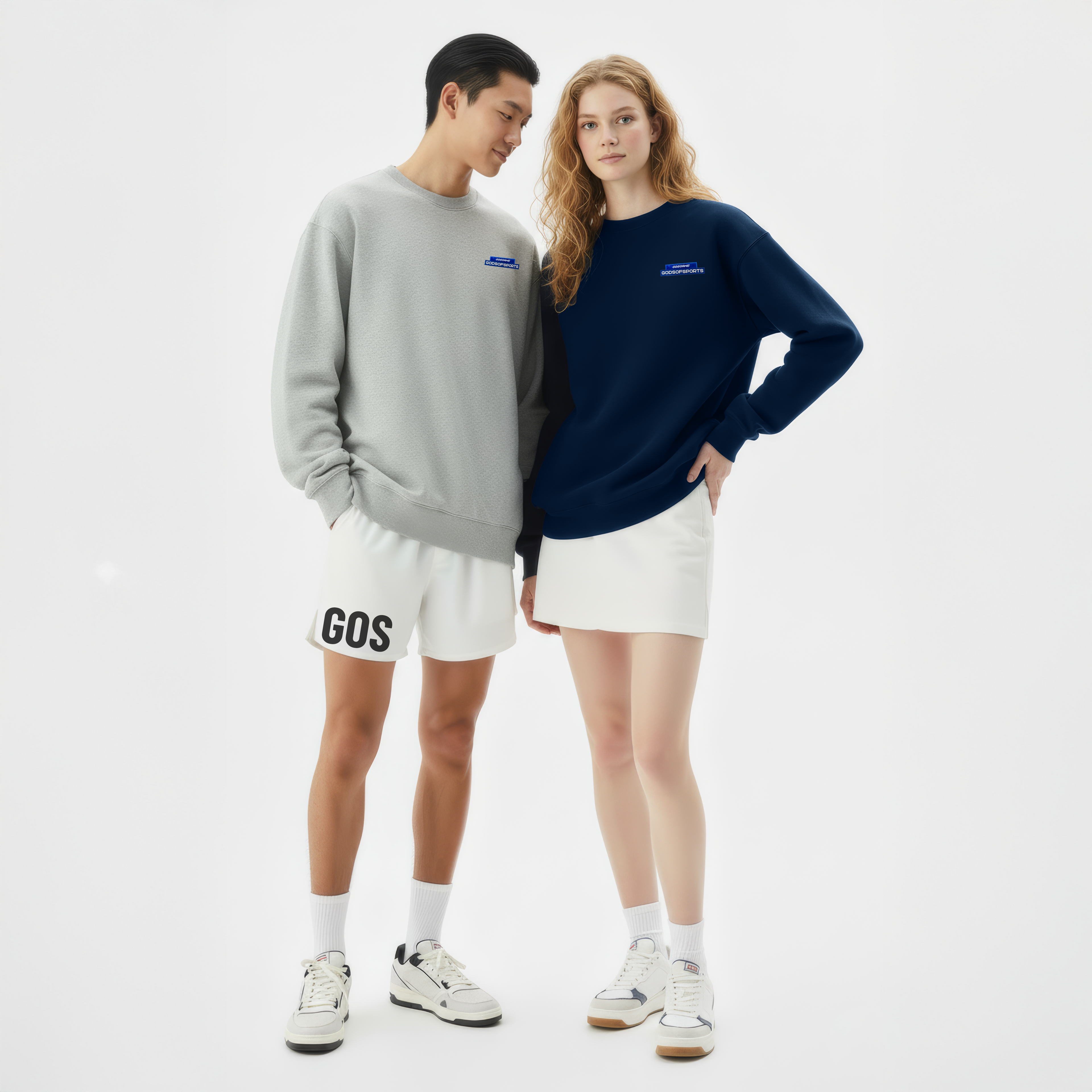 Áo Sweater Unisex GOS Renzo S23 – Form Rộng Thời Trang Nam Nữ