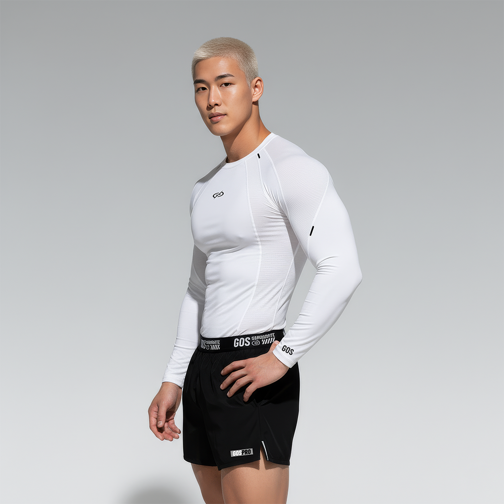 Áo thể thao dài tay GOS NovaSkin S22 (SIÊU ÔM) | Compression Fit Tôn Cơ Bắp & Định Hình Cơ Thể