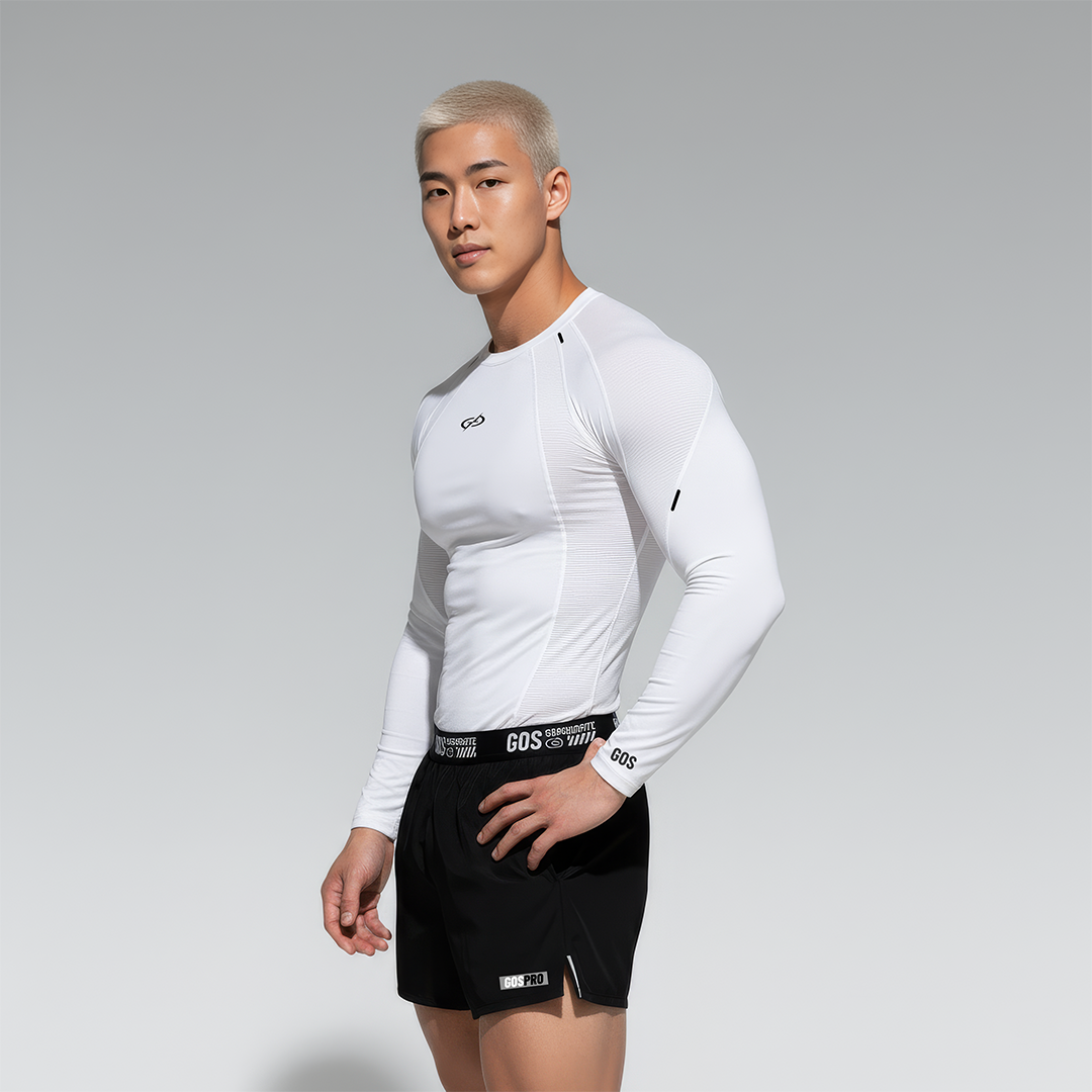 Áo thể thao dài tay GOS NovaSkin S22 (SIÊU ÔM) | Compression Fit Tôn Cơ Bắp & Định Hình Cơ Thể
