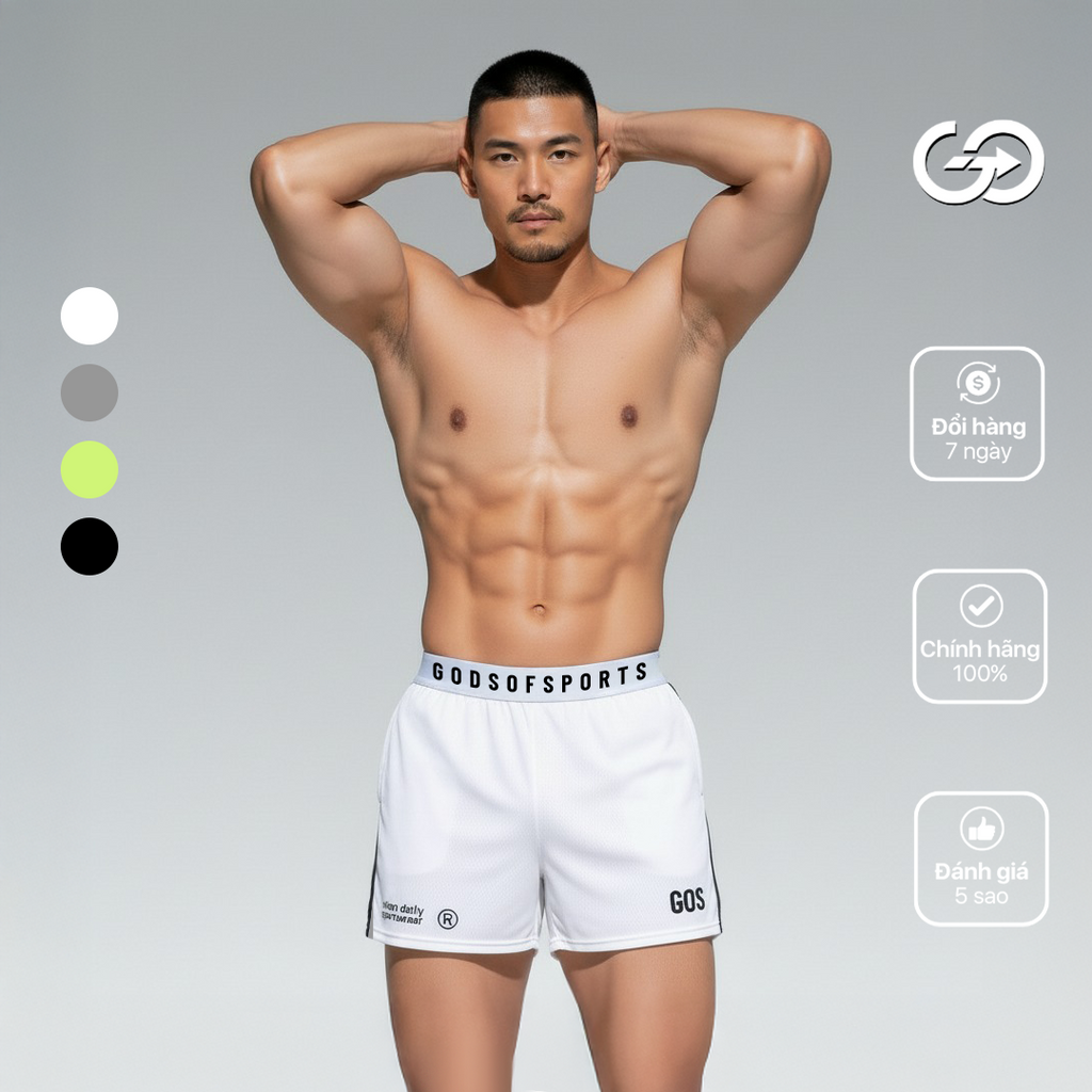Quần Thể Thao Nam GOS Feel S21 – Nhẹ Tênh, Thoải Mái, Chuẩn Phong Cách Gym Boy