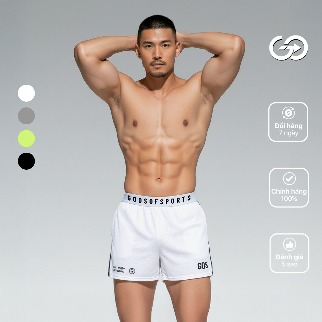Quần Thể Thao Nam GOS Feel S21 – Nhẹ Tênh, Thoải Mái, Chuẩn Phong Cách Gym Boy