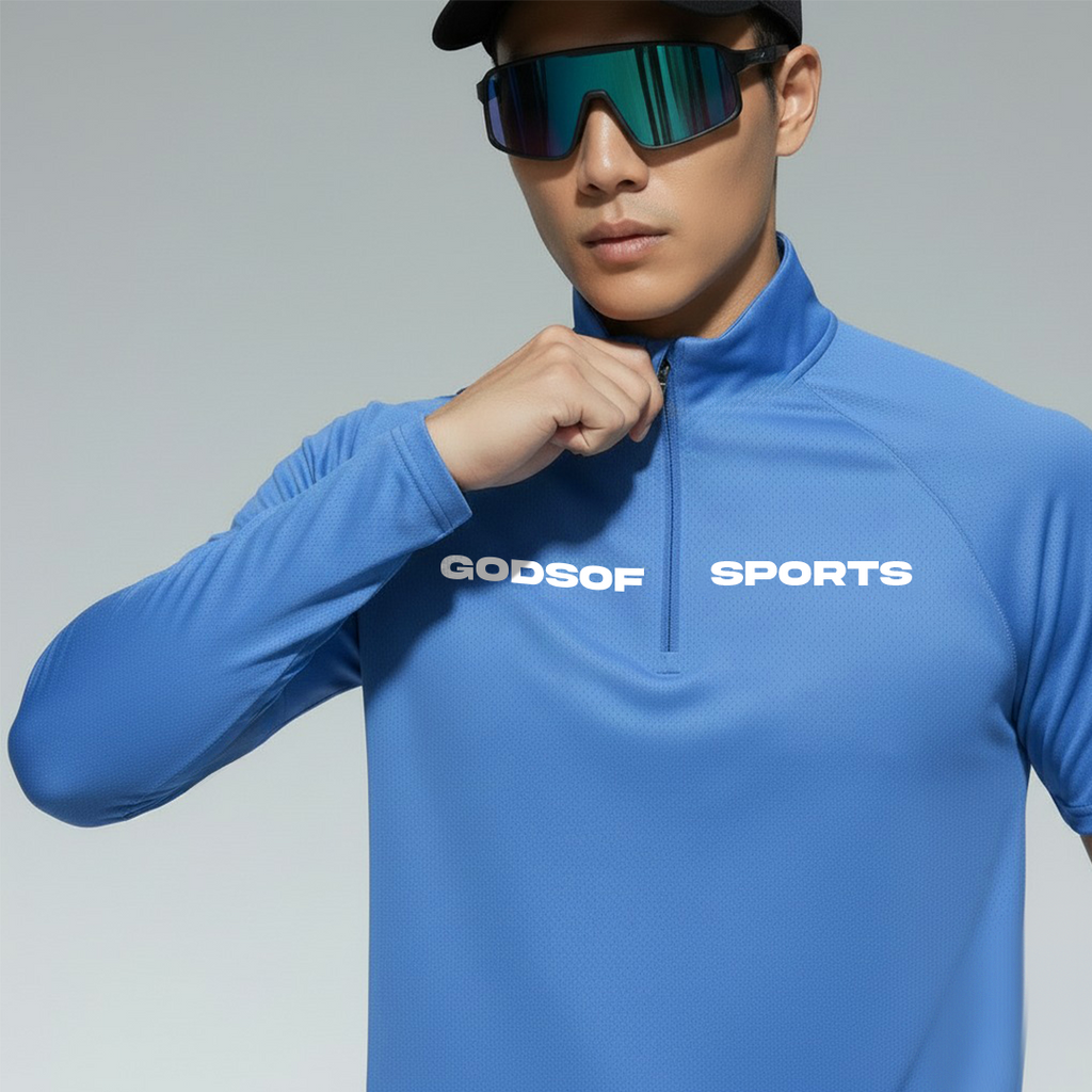 Áo Thể Thao Dài Tay GOS CoreZip S19 – Khóa Zip Năng Động, Thoáng Mát Mọi Hành Trình