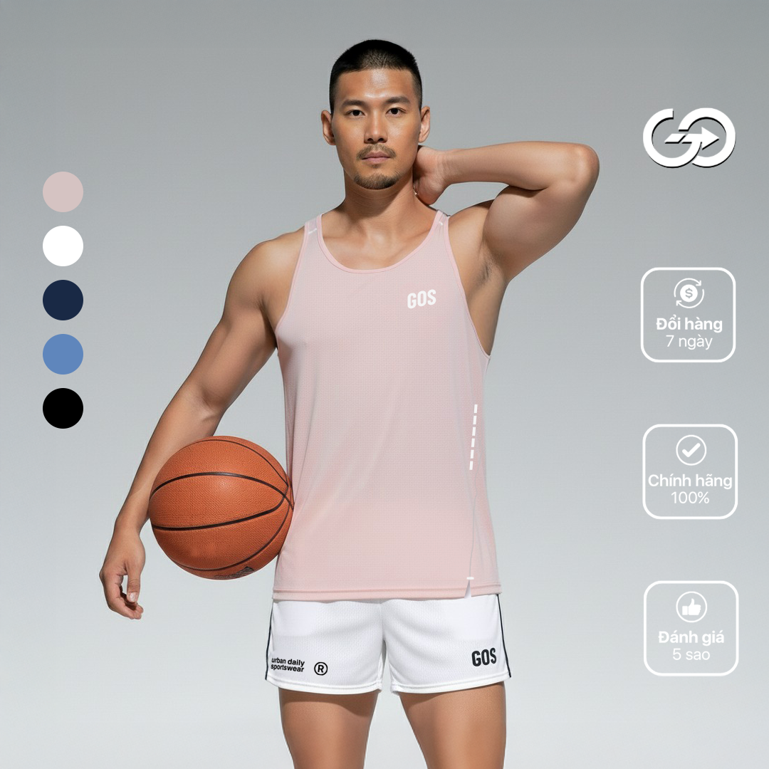 Áo thể thao GOS LightMove S18 ( FORM RỘNG - LẤY NHỎ XUỐNG 1 SIZE ) | Siêu Nhẹ Trong Từng Chuyển Động