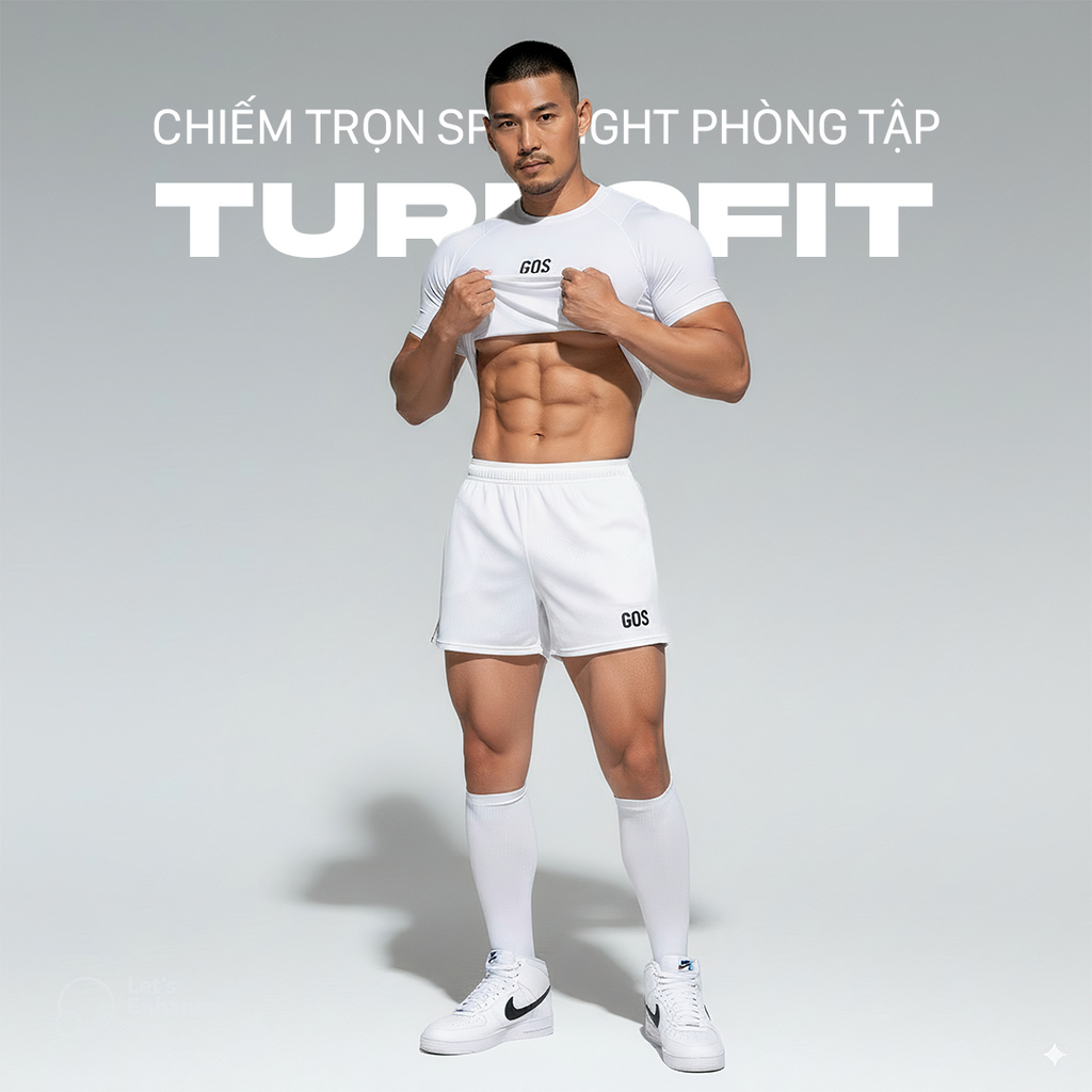 Áo Thể Thao Nam GOS Turbofit S18 (Form Siêu Ôm) | Khoe Trọn Body, Bứt Phá Mọi Giới Hạn