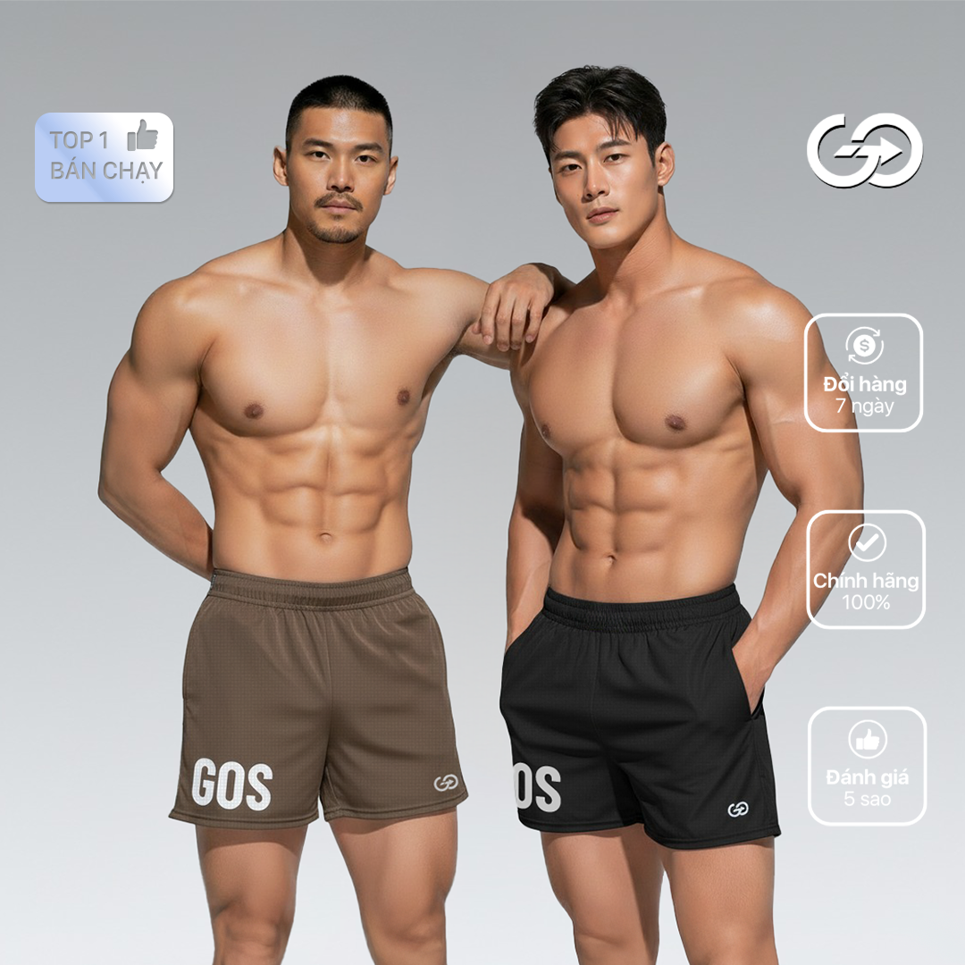 Quần thể thao nam GOS Nano E1 | Siêu Nhẹ - Co Giãn - Đa Năng Mọi Hoạt Động