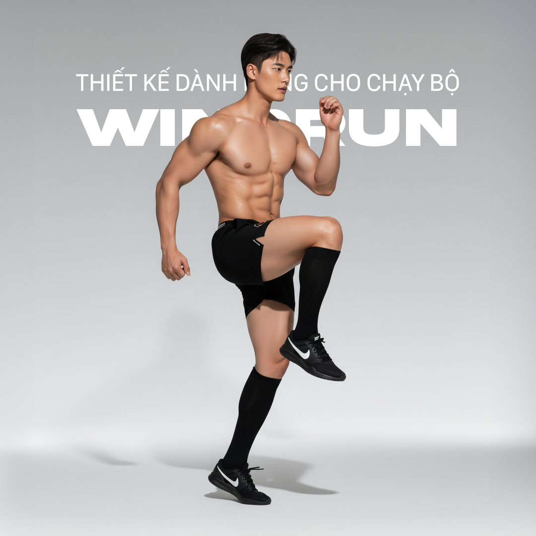 Quần thể thao nam GOS WindRun S18 V2 | Siêu Nhẹ - Chạy Bộ - Vận Động Tự Do