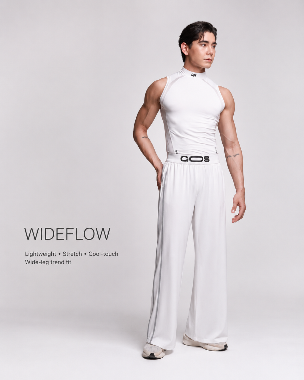 Quần Dài Thể Thao Nam GOS WideFlow – Form Suông Rộng Thời Thượng, Thoải Mái Mọi Chuyển Động