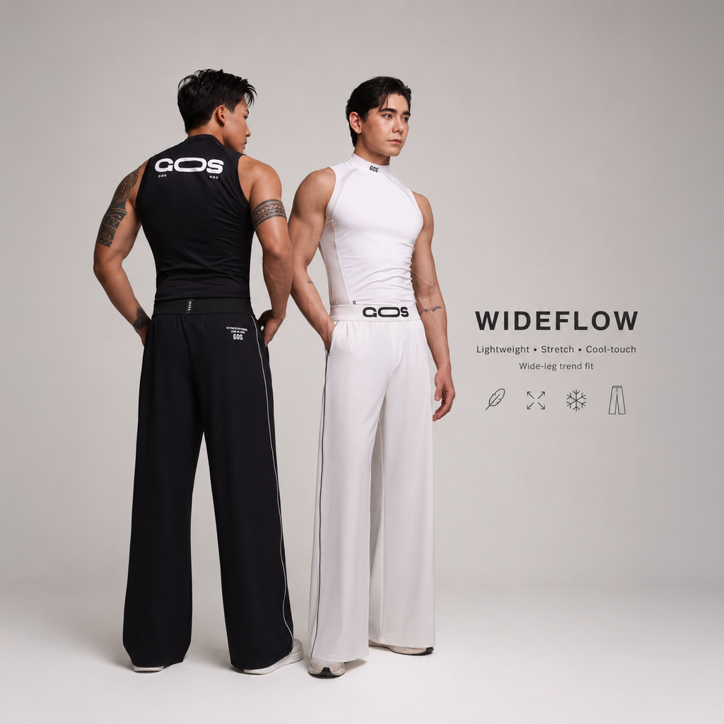 Quần Dài Thể Thao Nam GOS WideFlow – Form Suông Rộng Thời Thượng, Thoải Mái Mọi Chuyển Động