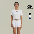 Áo thun GOS Era Shirt thể thao nữ dáng Croptop Girlsofsports | Thoải mái Tập Gym Yoga Tennis Đạp Xe