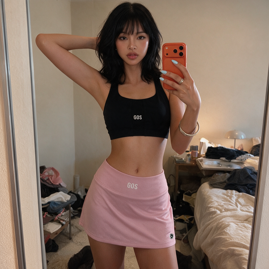 [TĂNG 1 SIZE] Chân váy GOS TAKI công nghệ airlift thoáng khí siêu mỏng nhẹ Girlsofsports | Tennis Cầu Lông