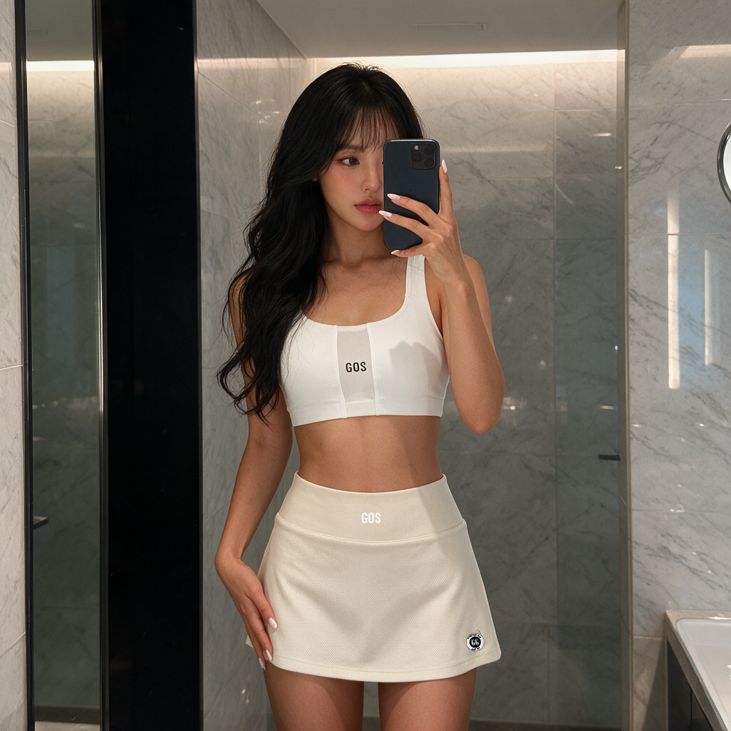 [TĂNG 1 SIZE] Chân váy GOS TAKI công nghệ airlift thoáng khí siêu mỏng nhẹ Girlsofsports | Tennis Cầu Lông