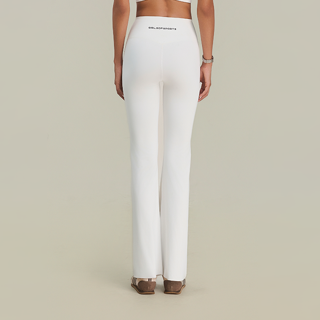 Quần dài ống loe GOS Flare Legging thể thao lưng cao tôn dáng Girlsofsports | Tập Gym Yoga Pilates