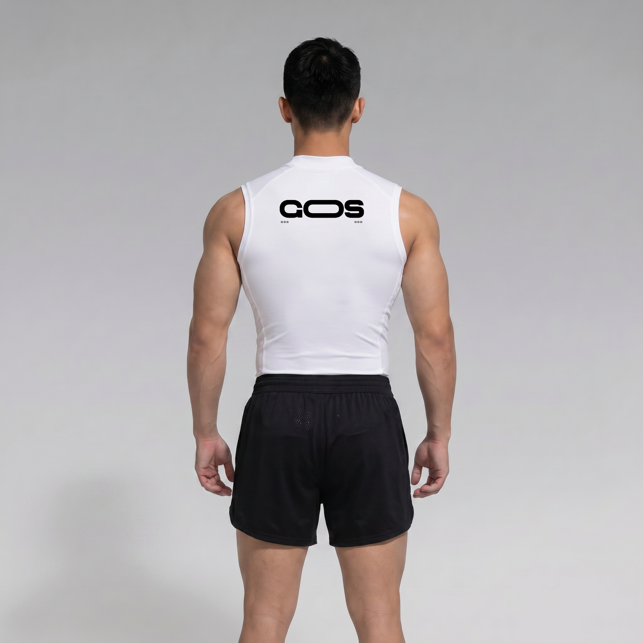 Áo thể thao sát nách form ôm GOS Helios S23 (SIÊU ÔM) | Tanktop Gym Nam Tôn Dáng