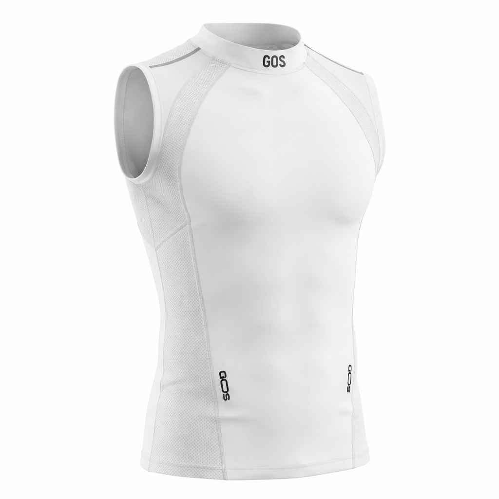 Áo thể thao sát nách form ôm GOS Helios S23 (SIÊU ÔM) | Tanktop Gym Nam Tôn Dáng