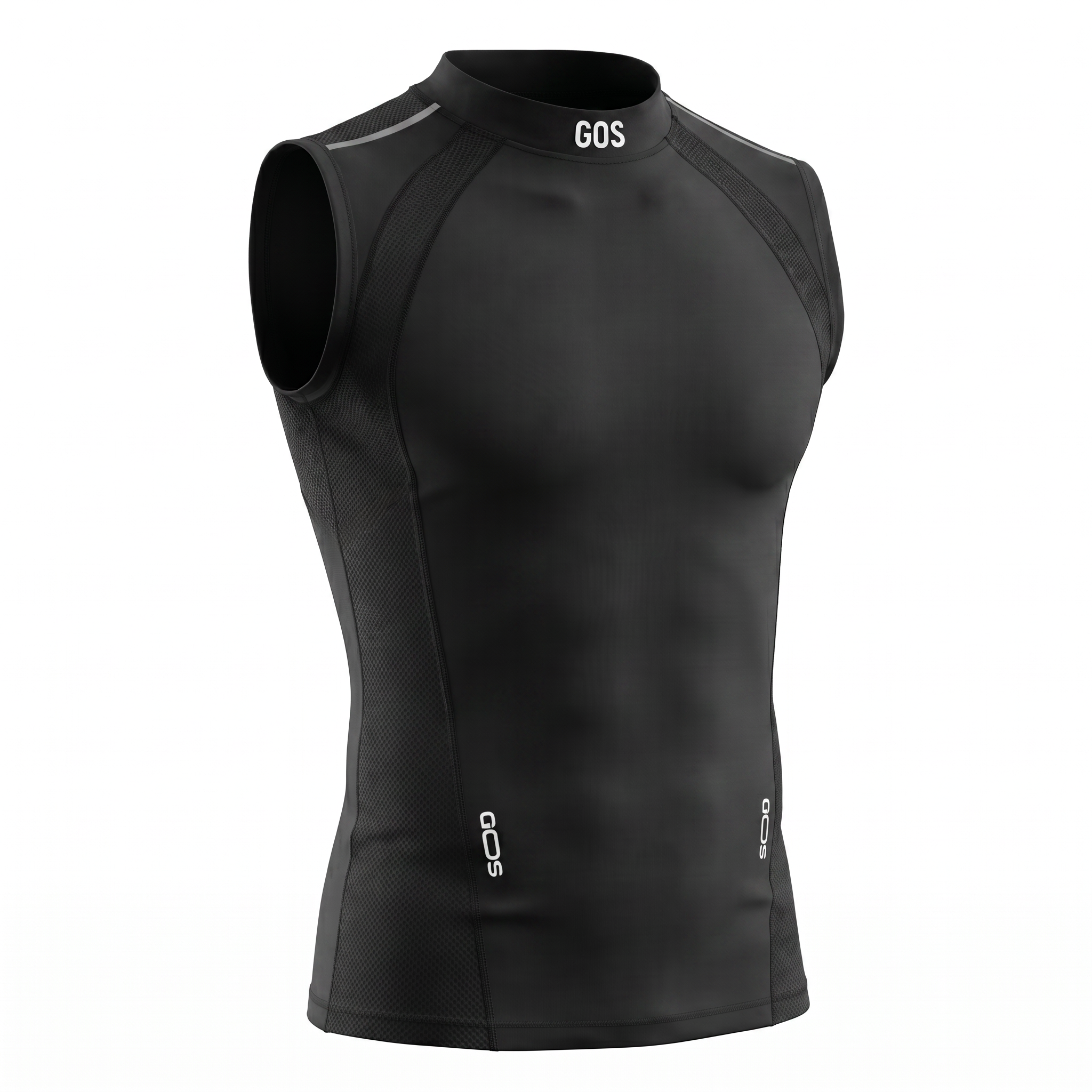 Áo thể thao sát nách form ôm GOS Helios S23 (SIÊU ÔM) | Tanktop Gym Nam Tôn Dáng