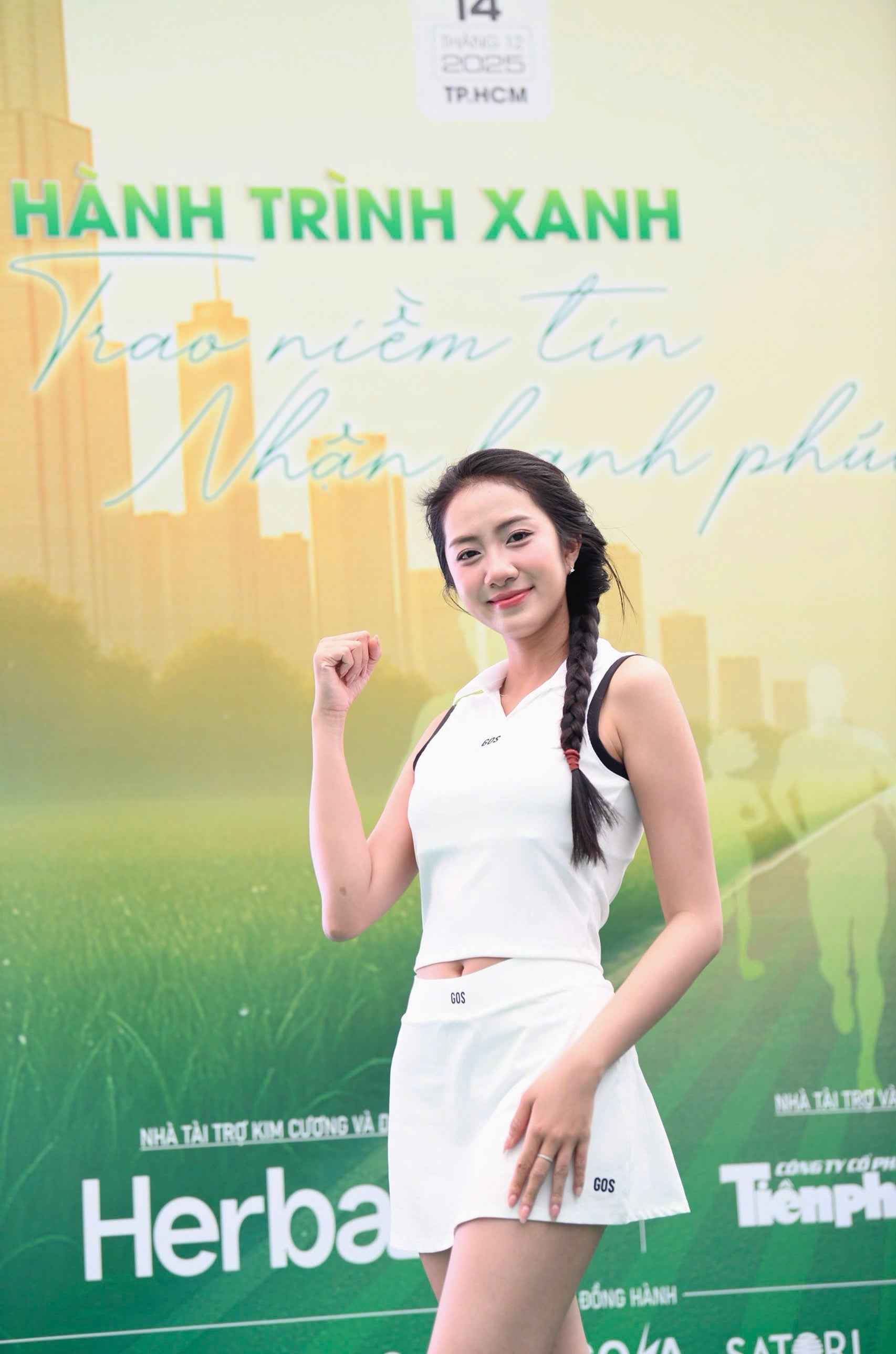 Áo Polo ba lỗ thể thao nữ GOS Colette Polo Top Thun Gân Sát Nách Girlsofsports | Tập Pickleball Tennis Golf Cầu Lông