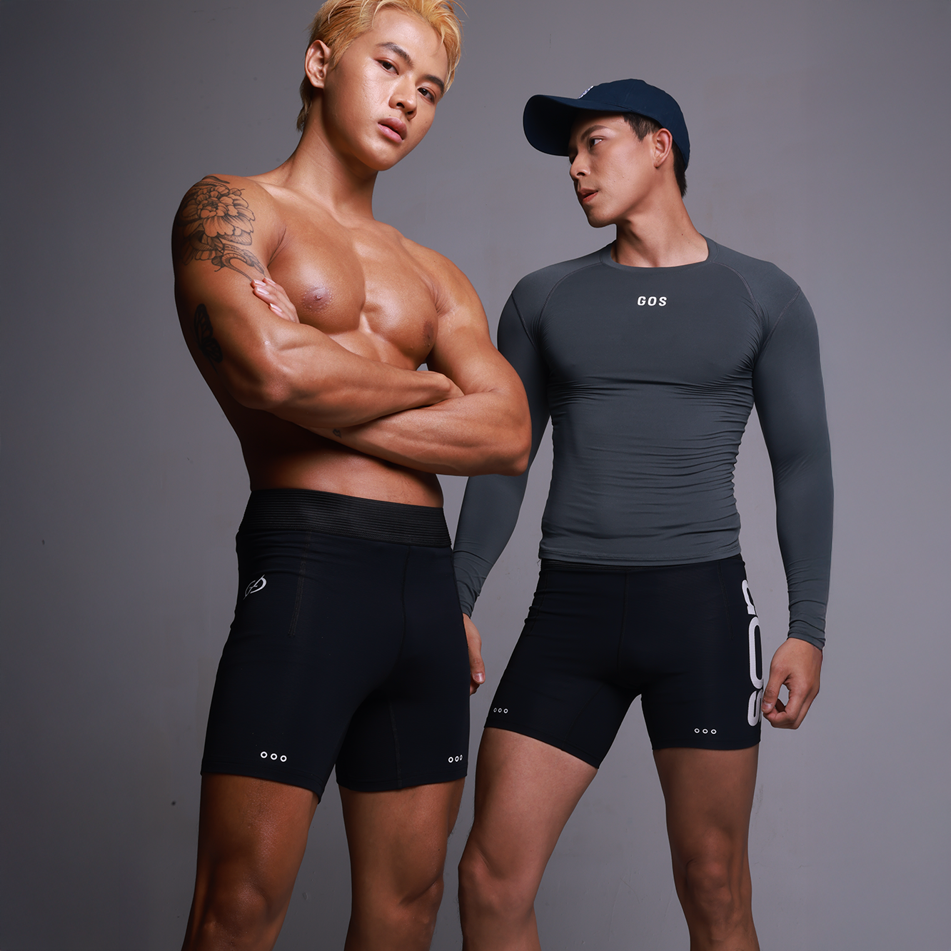 Quần Thể Thao Nam GOS Legging Rib Mini S24 – Một Chiếc Quần, Hai Hiệu Năng: Gym & Swim