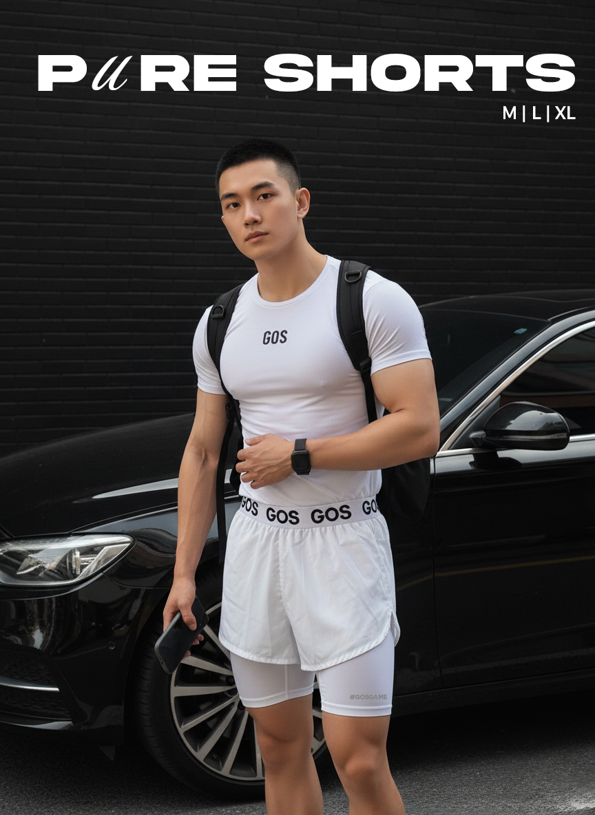 Quần Thể Thao 2 Lớp GOS Pure S1 (Có Lót) – Tự Do Chuyển Động, Nâng Tầm Thời Trang