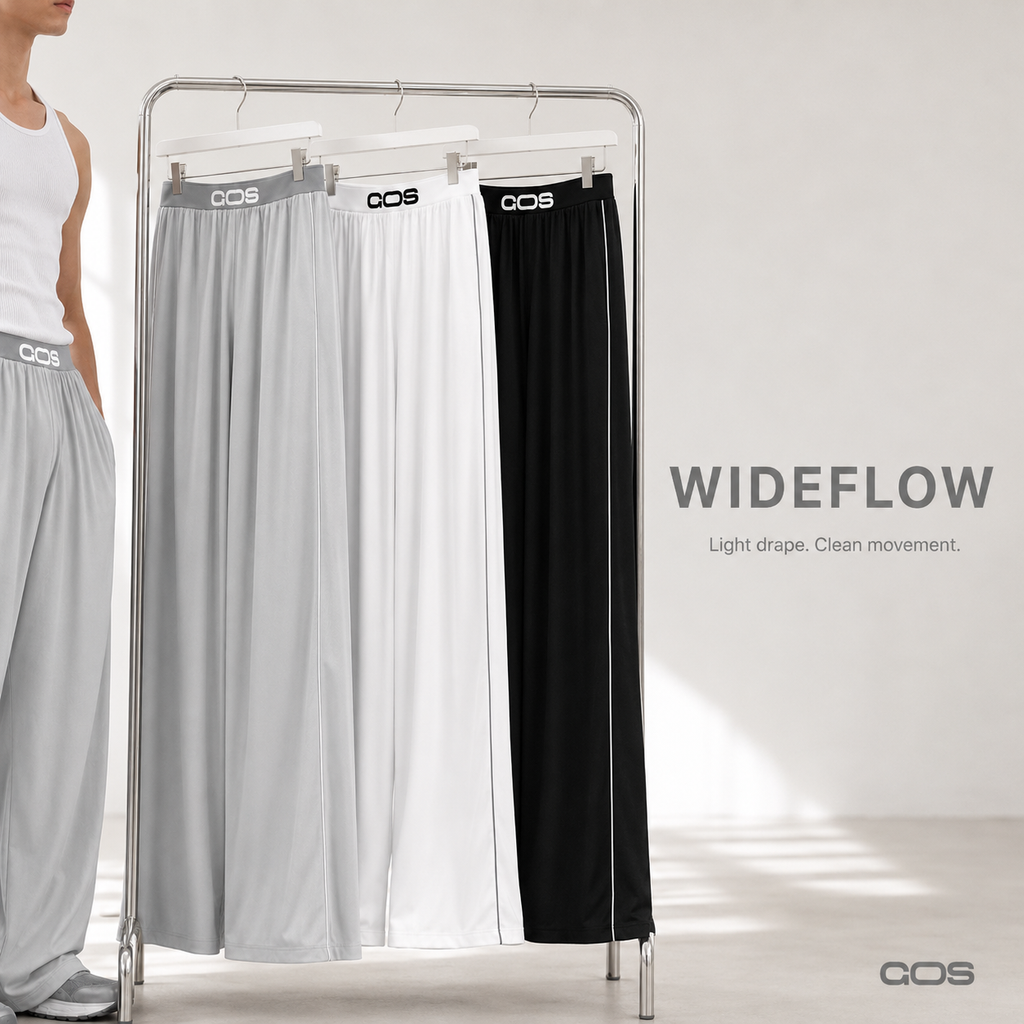 Quần Dài Thể Thao Nam GOS WideFlow – Form Suông Rộng Thời Thượng, Thoải Mái Mọi Chuyển Động