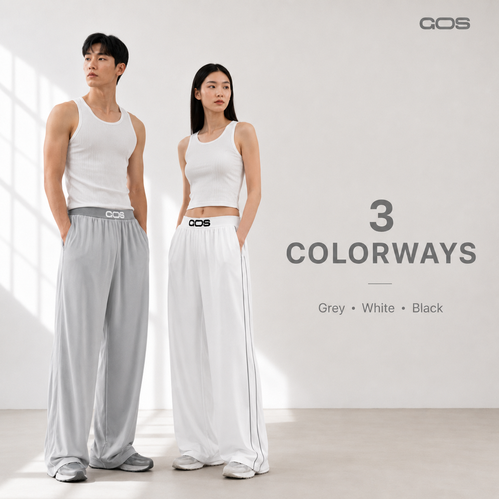 Quần Dài Thể Thao Nam GOS WideFlow – Form Suông Rộng Thời Thượng, Thoải Mái Mọi Chuyển Động
