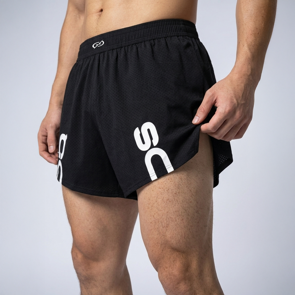 Quần Chạy Bộ 2 Lớp Xẻ Tà GOS Rico S23 – Bứt Tốc Nhẹ Tênh, Chuyển Động Không Giới Hạn