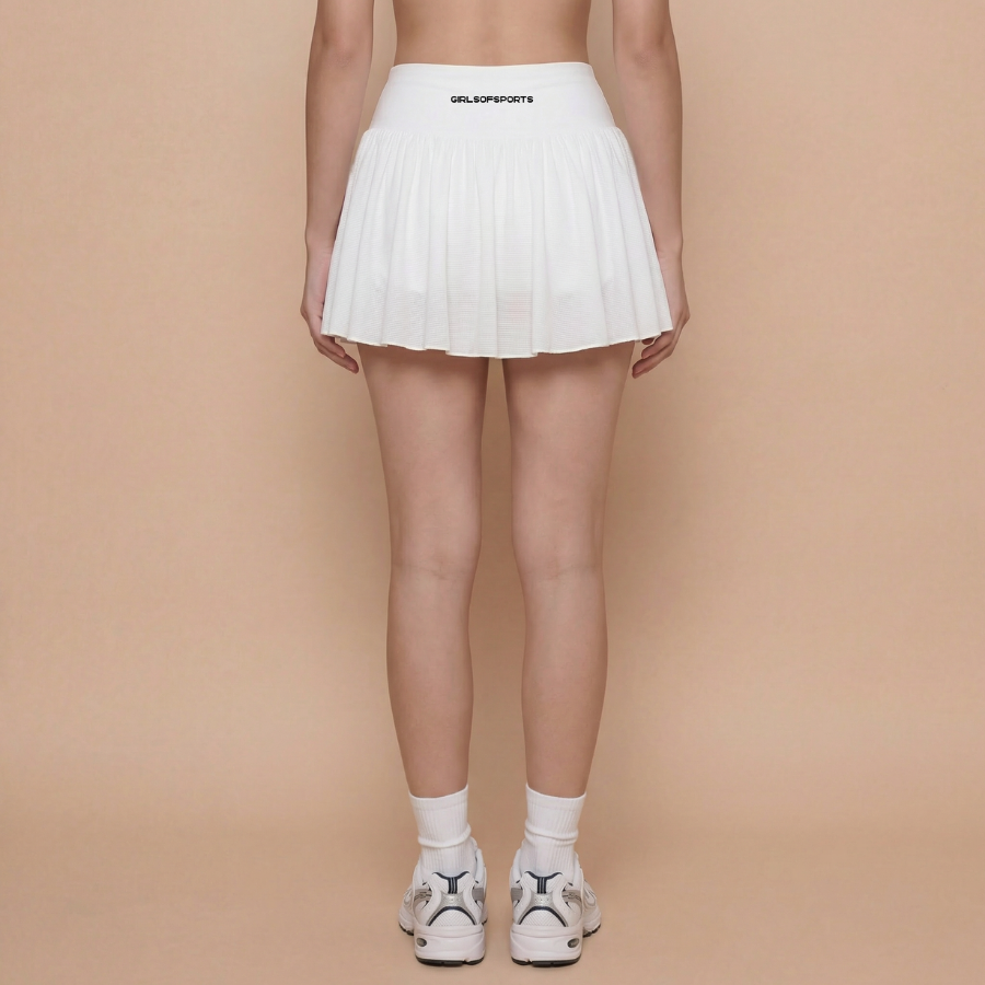 [TĂNG 1 SIZE] Chân váy xoè nữ GOS Sway Skirt Girlsofsports có quần bảo hộ | Pickleball Tennis Cầu Lông