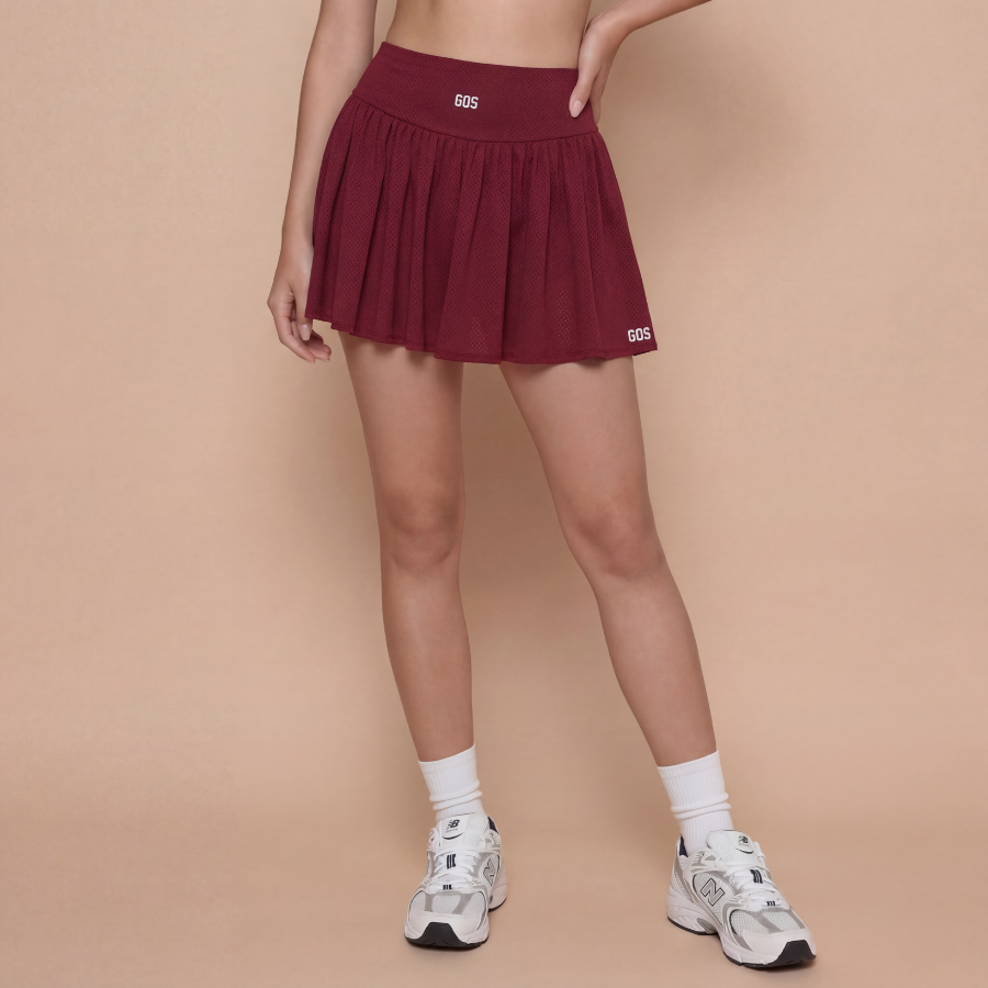 [TĂNG 1 SIZE] Chân váy xoè nữ GOS Sway Skirt Girlsofsports có quần bảo hộ | Pickleball Tennis Cầu Lông