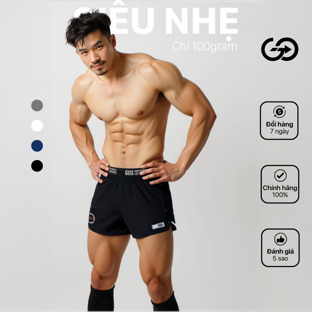 Quần thể thao nam GOS WindRun S18 V2 | Siêu Nhẹ - Chạy Bộ - Vận Động Tự Do