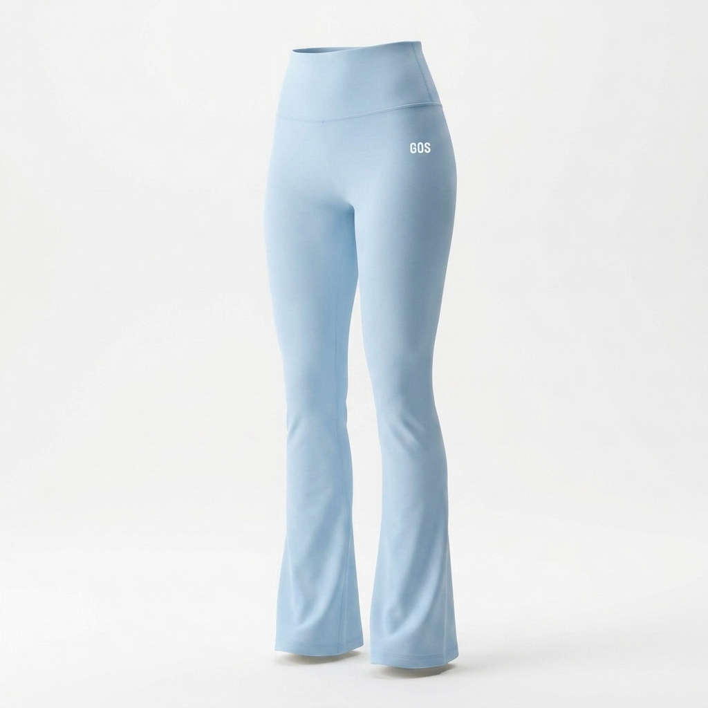 Quần dài ống loe GOS Flare Legging thể thao lưng cao tôn dáng Girlsofsports | Tập Gym Yoga Pilates