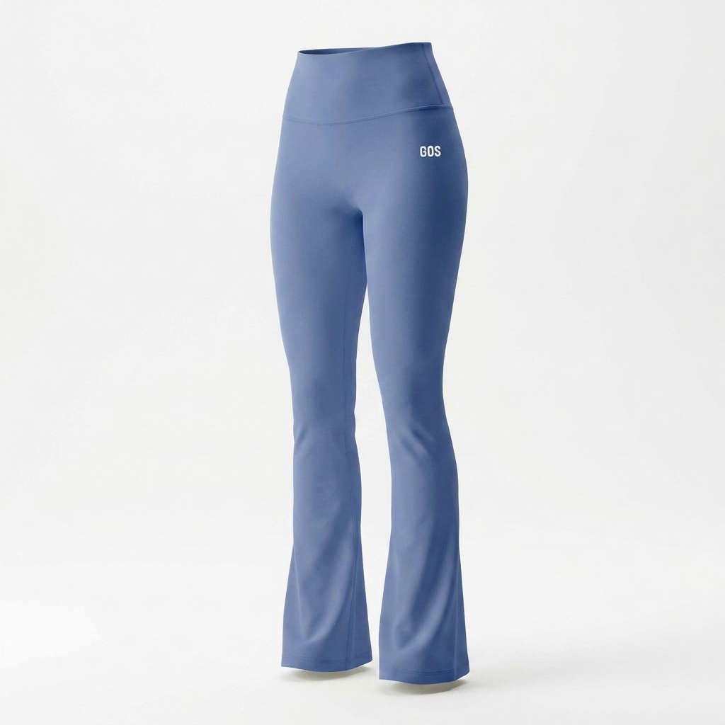 Quần dài ống loe GOS Flare Legging thể thao lưng cao tôn dáng Girlsofsports | Tập Gym Yoga Pilates