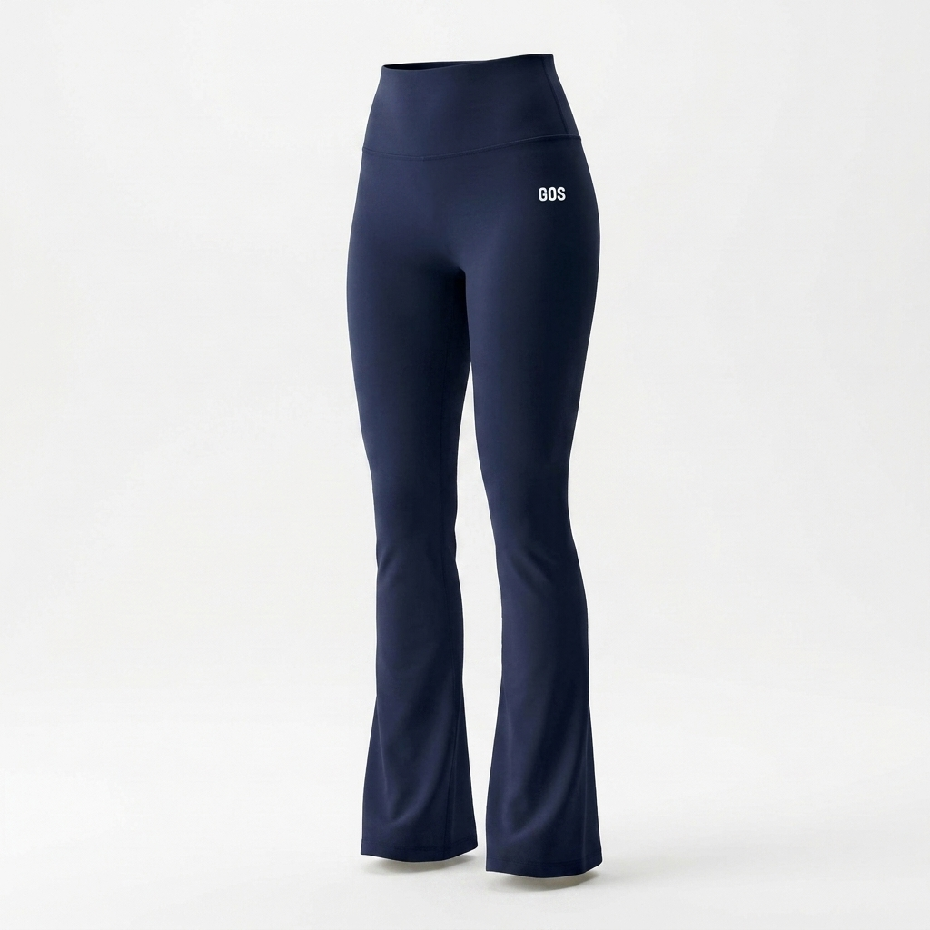 Quần dài ống loe GOS Flare Legging thể thao lưng cao tôn dáng Girlsofsports | Tập Gym Yoga Pilates