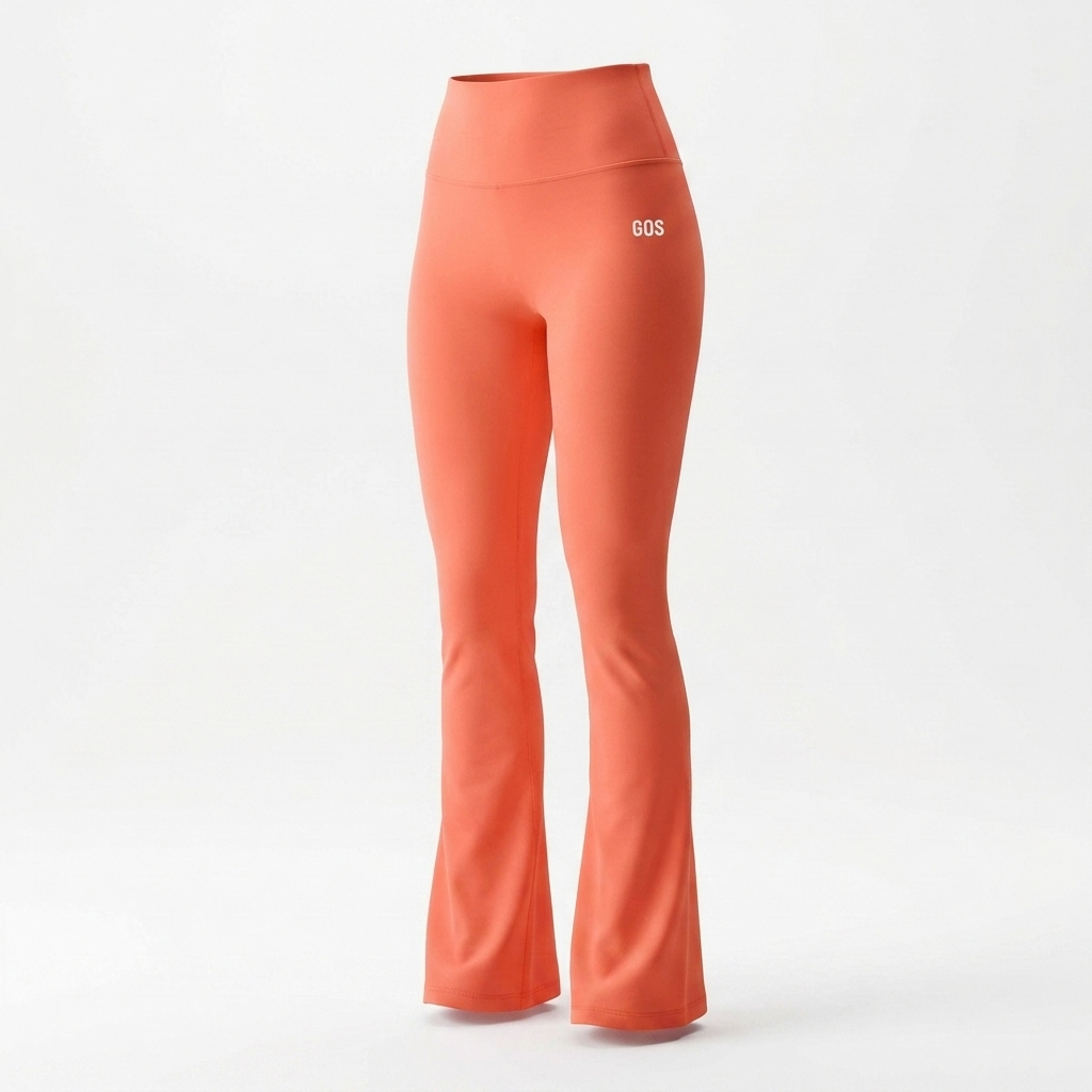 Quần dài ống loe GOS Flare Legging thể thao lưng cao tôn dáng Girlsofsports | Tập Gym Yoga Pilates