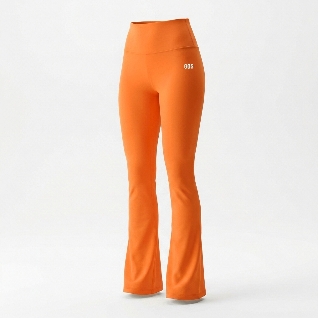 Quần dài ống loe GOS Flare Legging thể thao lưng cao tôn dáng Girlsofsports | Tập Gym Yoga Pilates