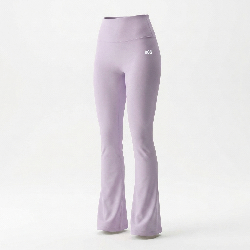 Quần dài ống loe GOS Flare Legging thể thao lưng cao tôn dáng Girlsofsports | Tập Gym Yoga Pilates