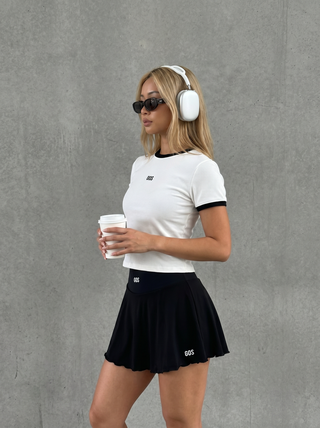 Áo thun GOS Era Shirt thể thao nữ dáng Croptop Girlsofsports | Thoải mái Tập Gym Yoga Tennis Đạp Xe