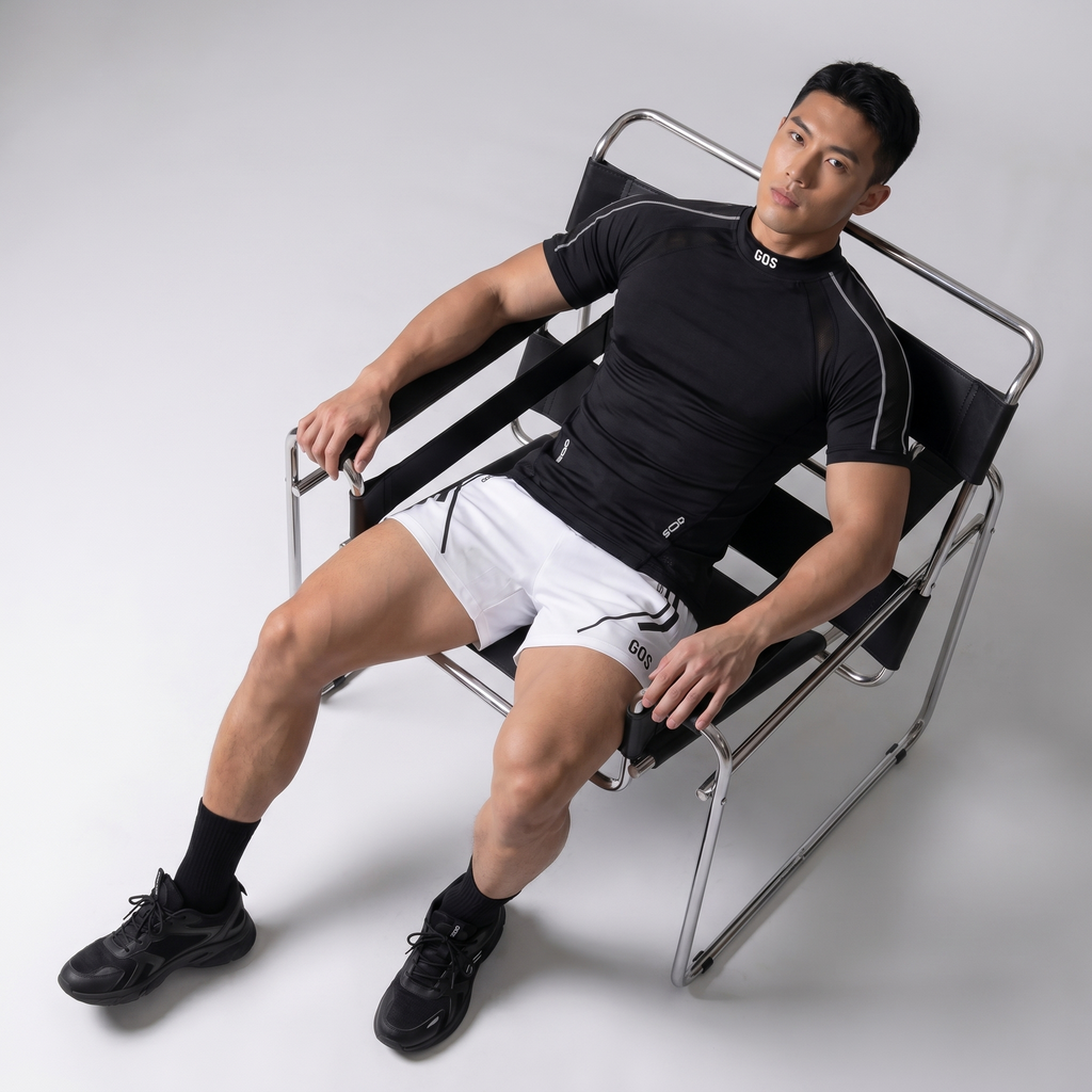 Áo thể thao nam GOS Ares S23 (SIÊU ÔM) | Form BodyFit Tôn Dáng