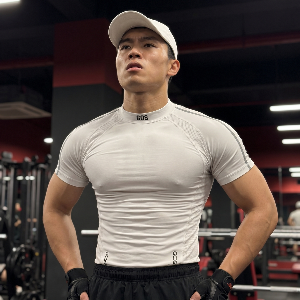 Áo thể thao nam GOS Ares S23 (SIÊU ÔM) | Form BodyFit Tôn Dáng
