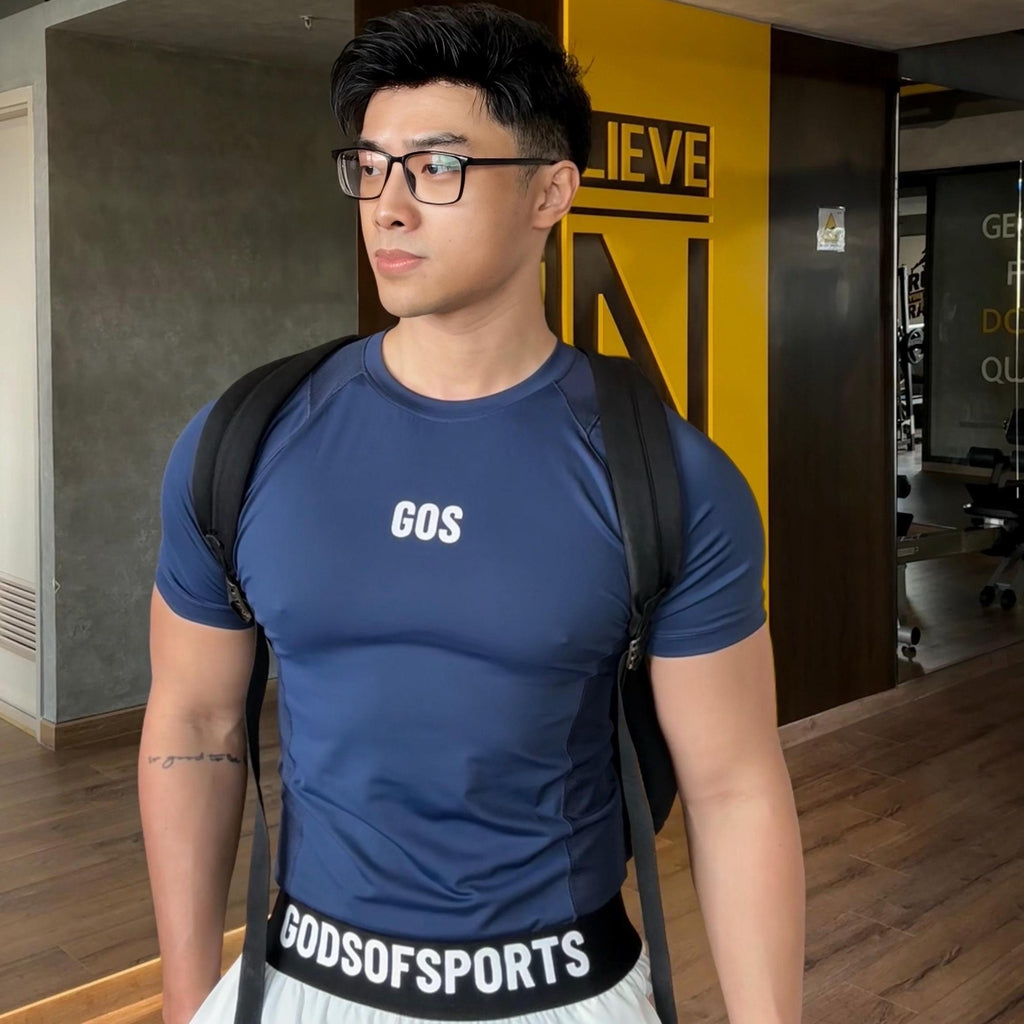 Áo Thể Thao Nam GOS Turbofit S18 (Form Siêu Ôm) | Khoe Trọn Body, Bứt Phá Mọi Giới Hạn