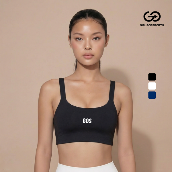 Áo Bra thể thao nữ GOS Urban Bra cổ U định hình nâng v1 có mút Girlsofsports | Tập Gym Yoga Pilates