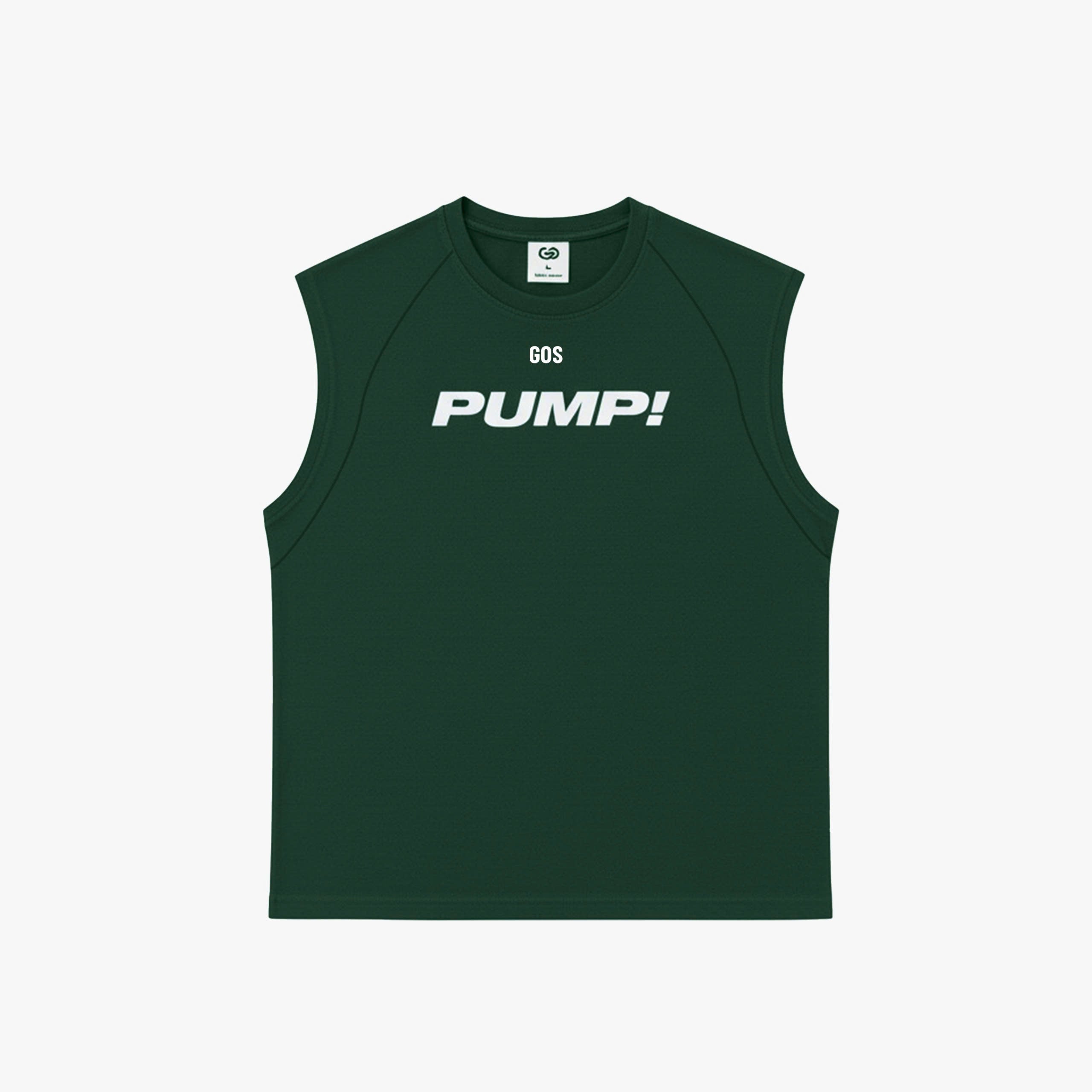 Áo Thể Thao Ba Lỗ GOS PUMP S21 – Form Tôn Vai, Thoáng Mát Cho Gym & Lifestyle
