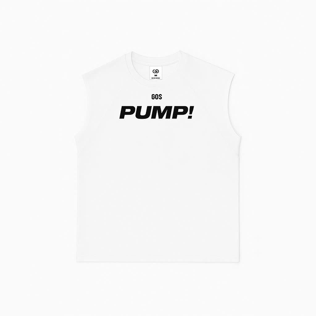 Áo Thể Thao Ba Lỗ GOS PUMP S21 – Form Tôn Vai, Thoáng Mát Cho Gym & Lifestyle